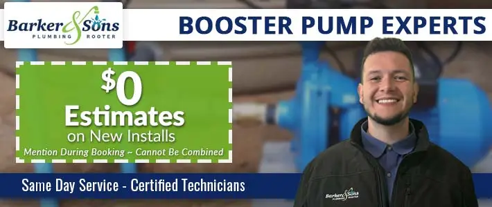 silverado Booster Pump Repair & Install Barker & Sons Plumbing & Rooter