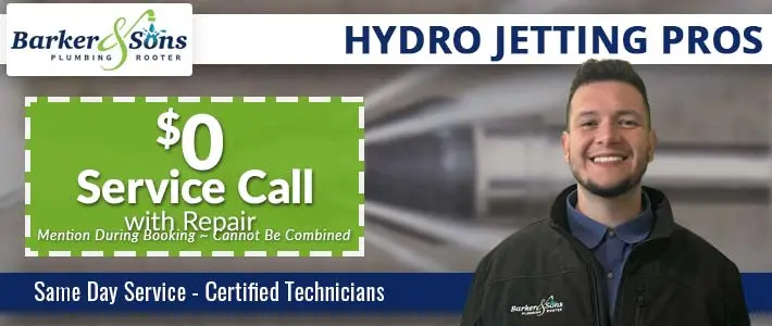 silverado Hydro Jetting Barker & Sons Plumbing & Rooter