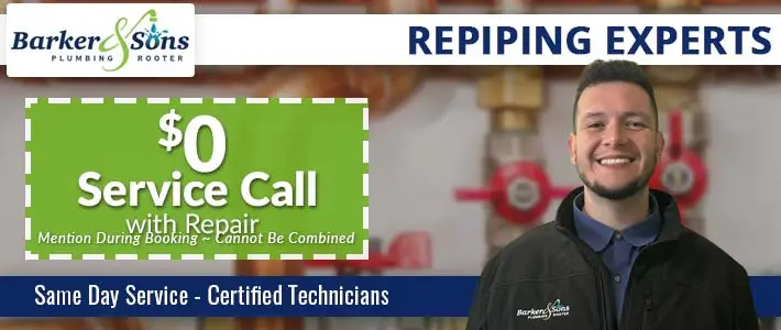 silverado Repiping Barker & Sons Plumbing & Rooter